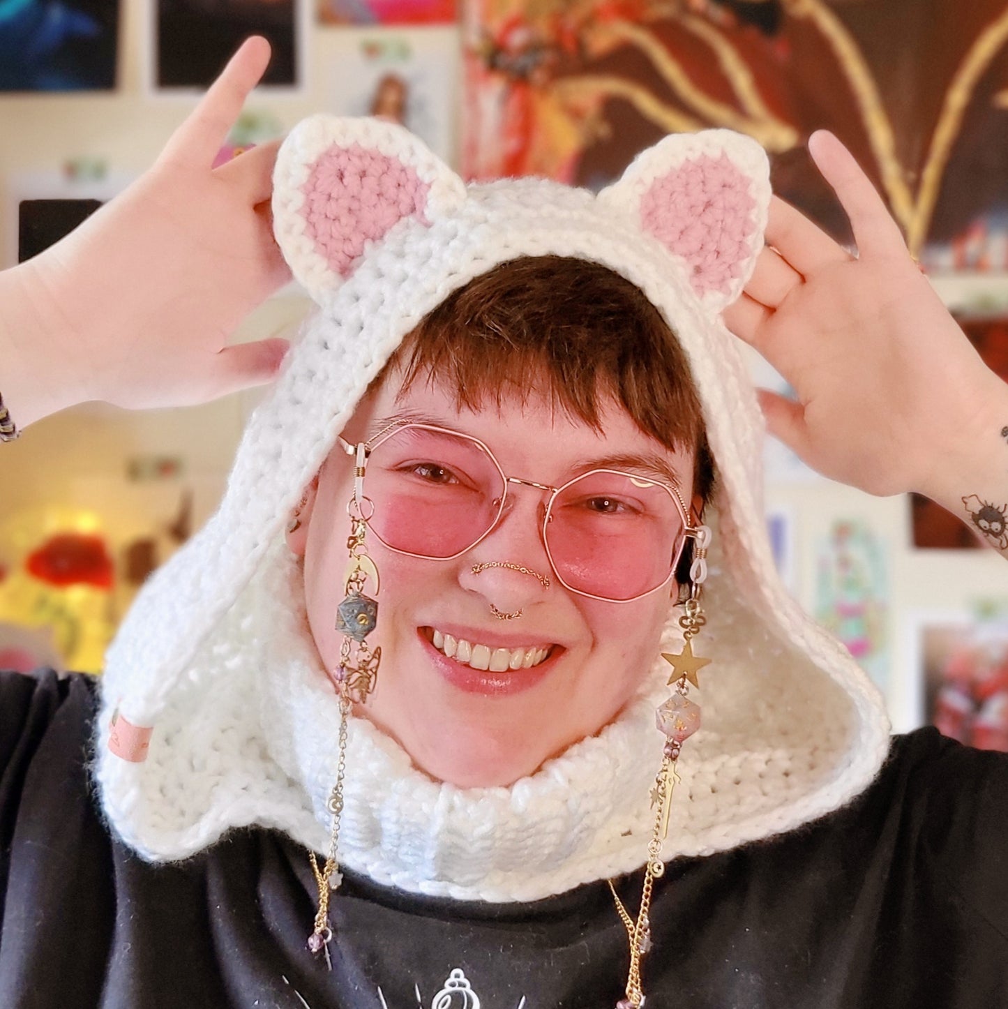 MADE-TO-ORDER: Snow Kitty | Cat Ear Hood