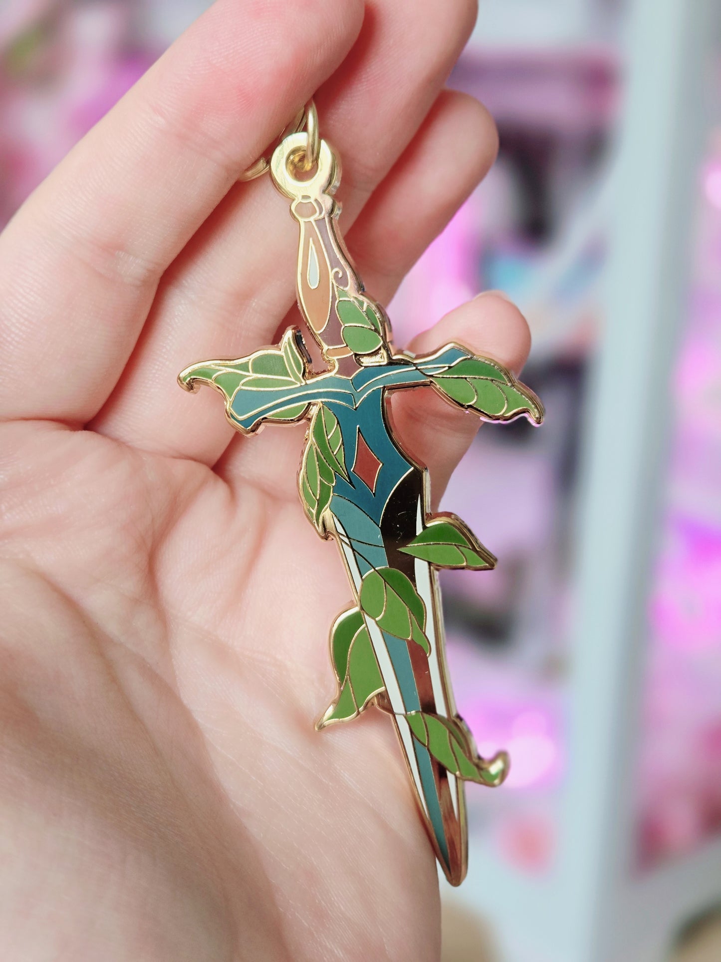 Lost Dagger | Enamel Keychain