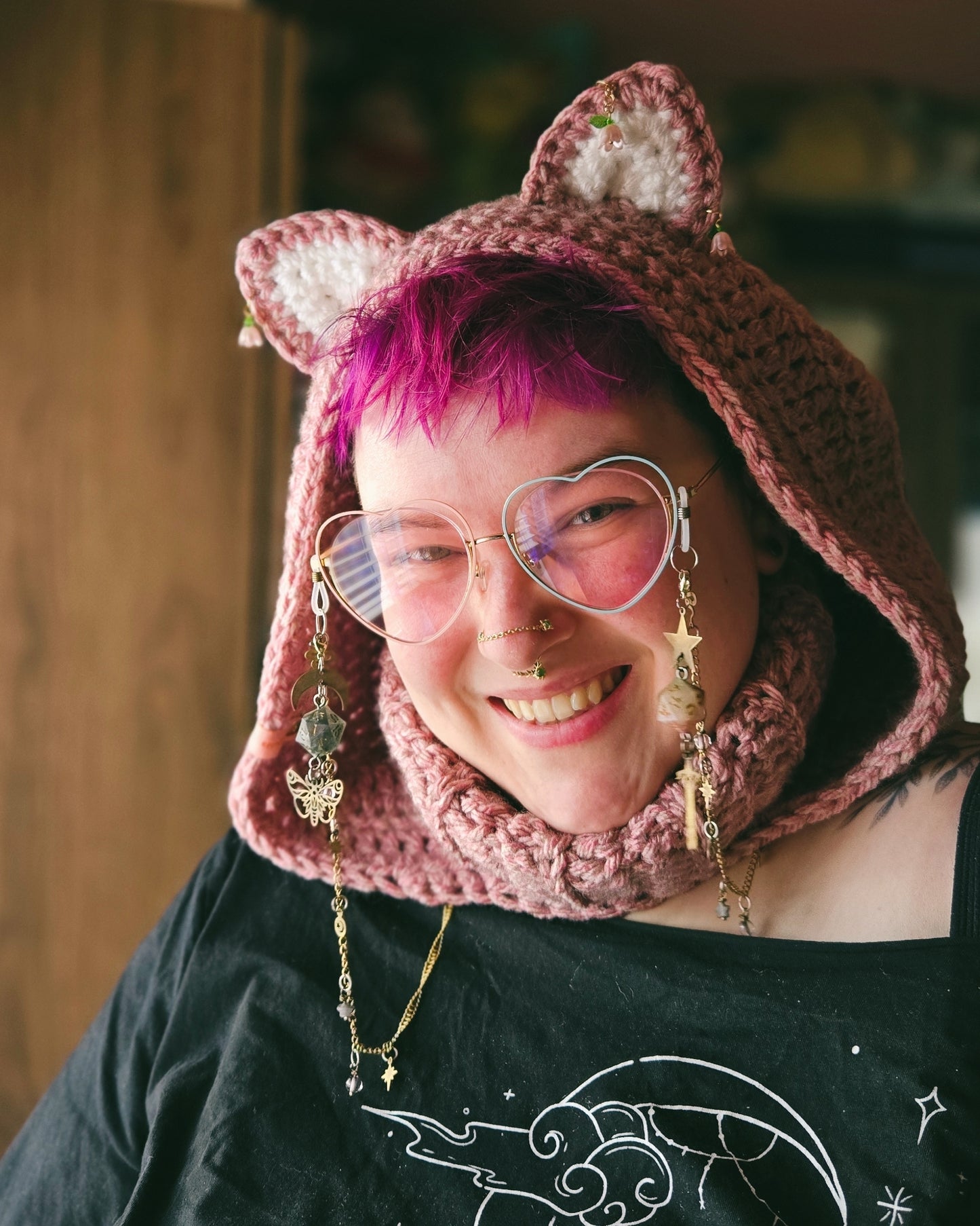 MADE-TO-ORDER: Berry Bud | Cat Hood