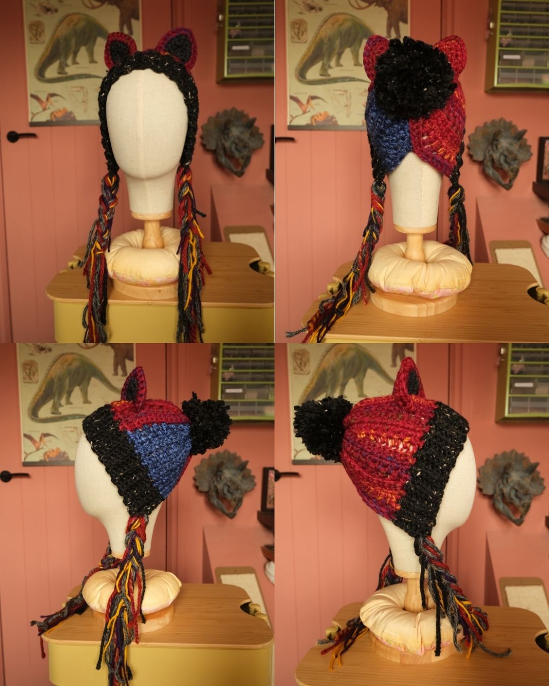 READY-TO-SHIP: Campfire | Cat Faerie Bonnet