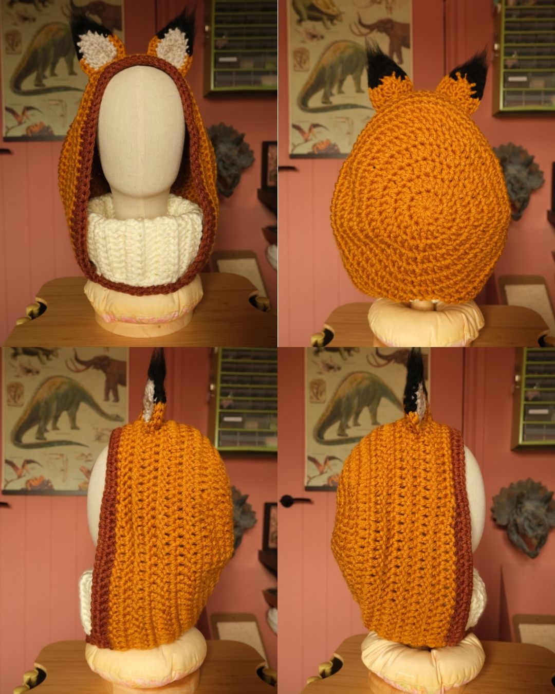 READY-TO-SHIP: Cinnamon & Cream | Fox Hood