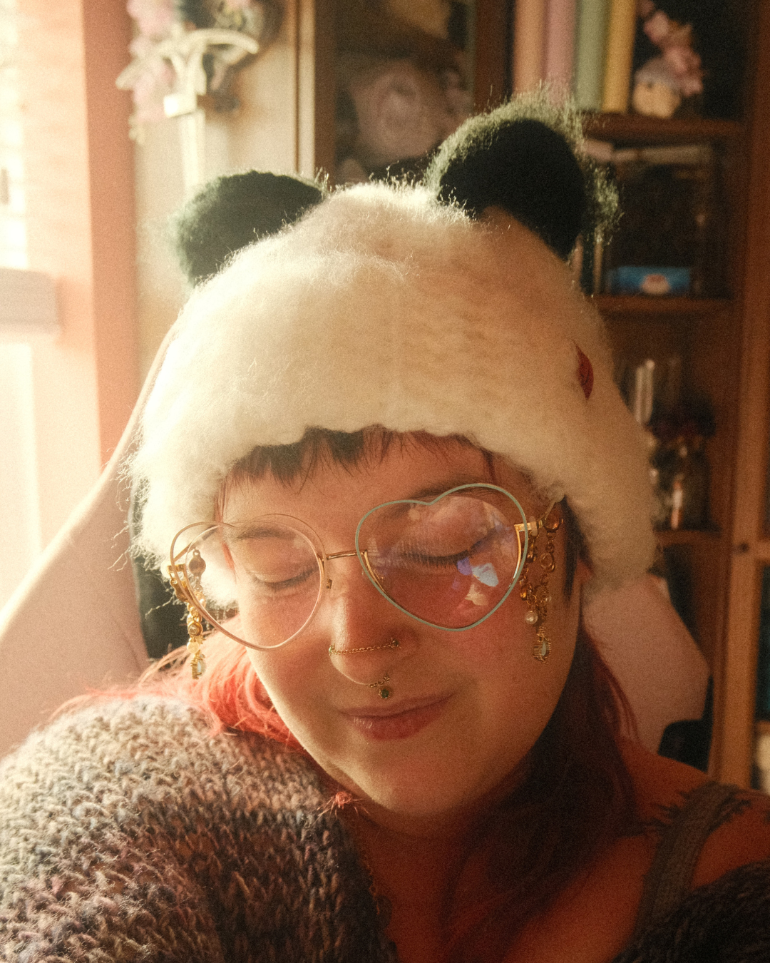 READY-TO-SHIP: Fuzzball | Panda Beanie