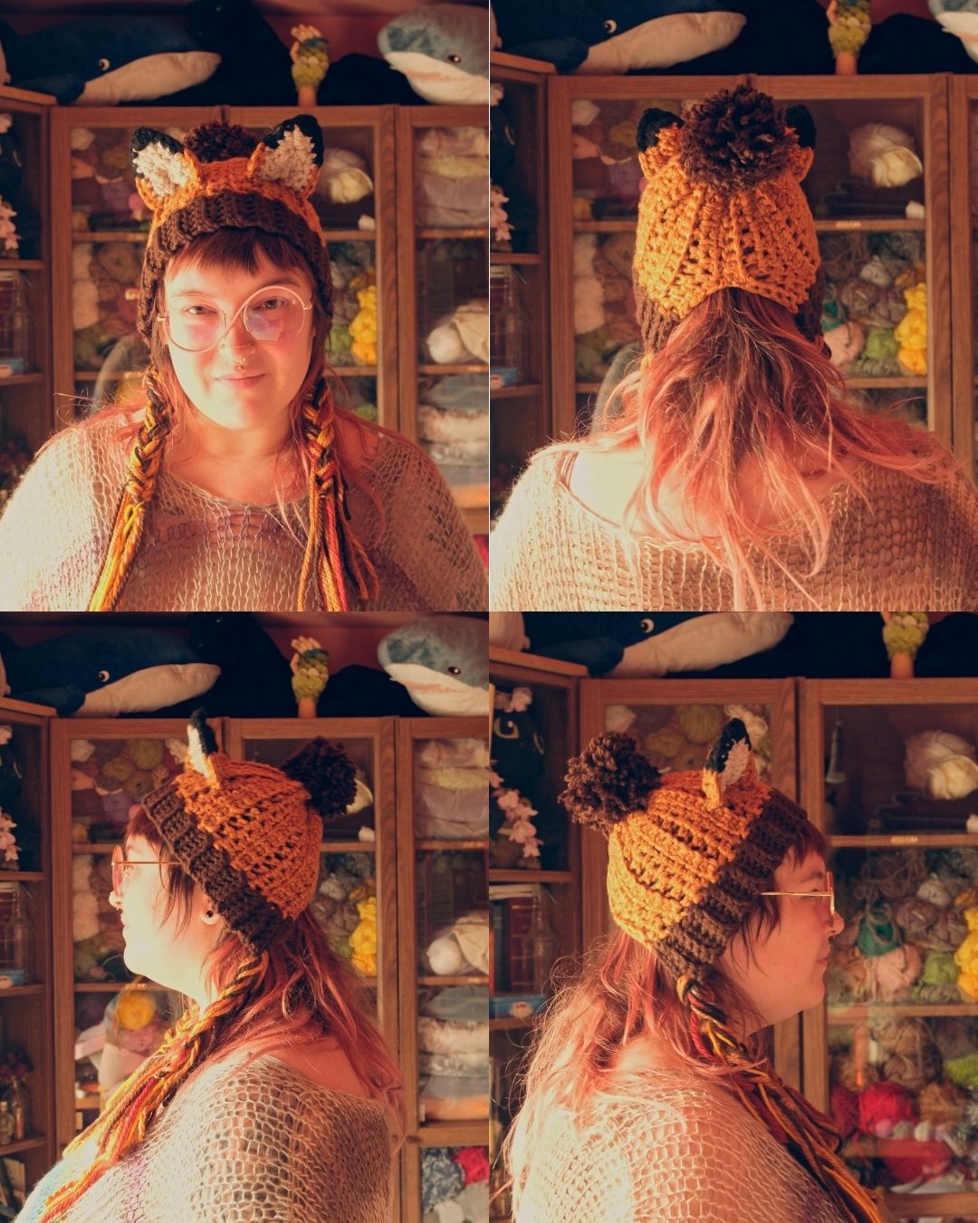 READY-TO-SHIP: Ember | Fox Faerie Bonnet