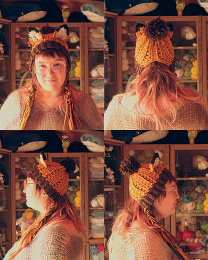 READY-TO-SHIP: Ember | Fox Faerie Bonnet