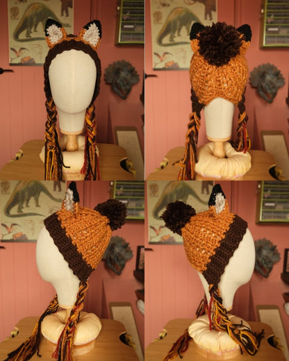 READY-TO-SHIP: Ember | Fox Faerie Bonnet
