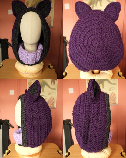 READY-TO-SHIP: Violet Vampire | Bat Hood