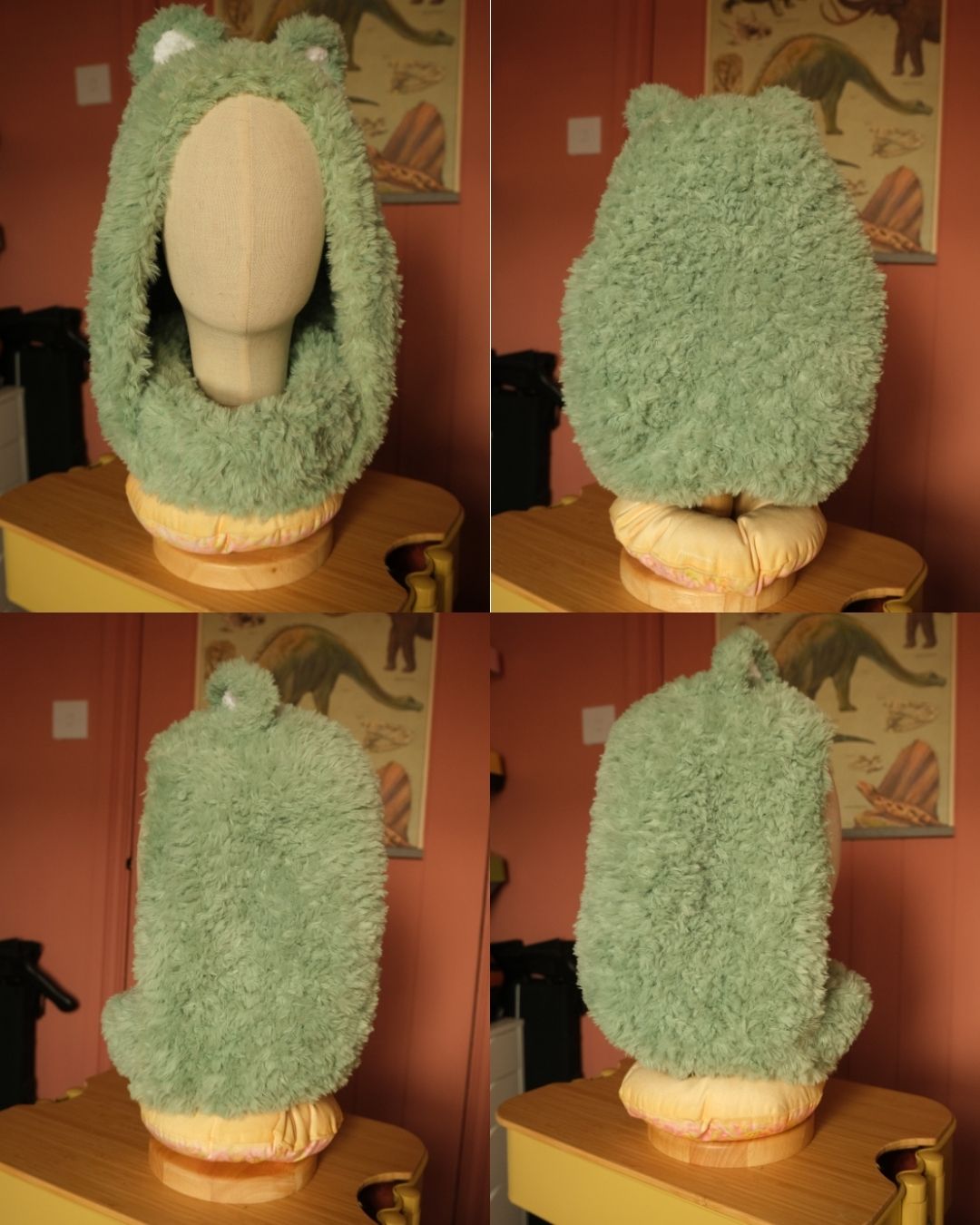 READY-TO-SHIP: Peppermint | Fur Bear Hood