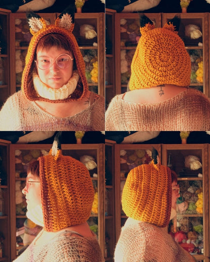 READY-TO-SHIP: Cinnamon & Cream | Fox Hood