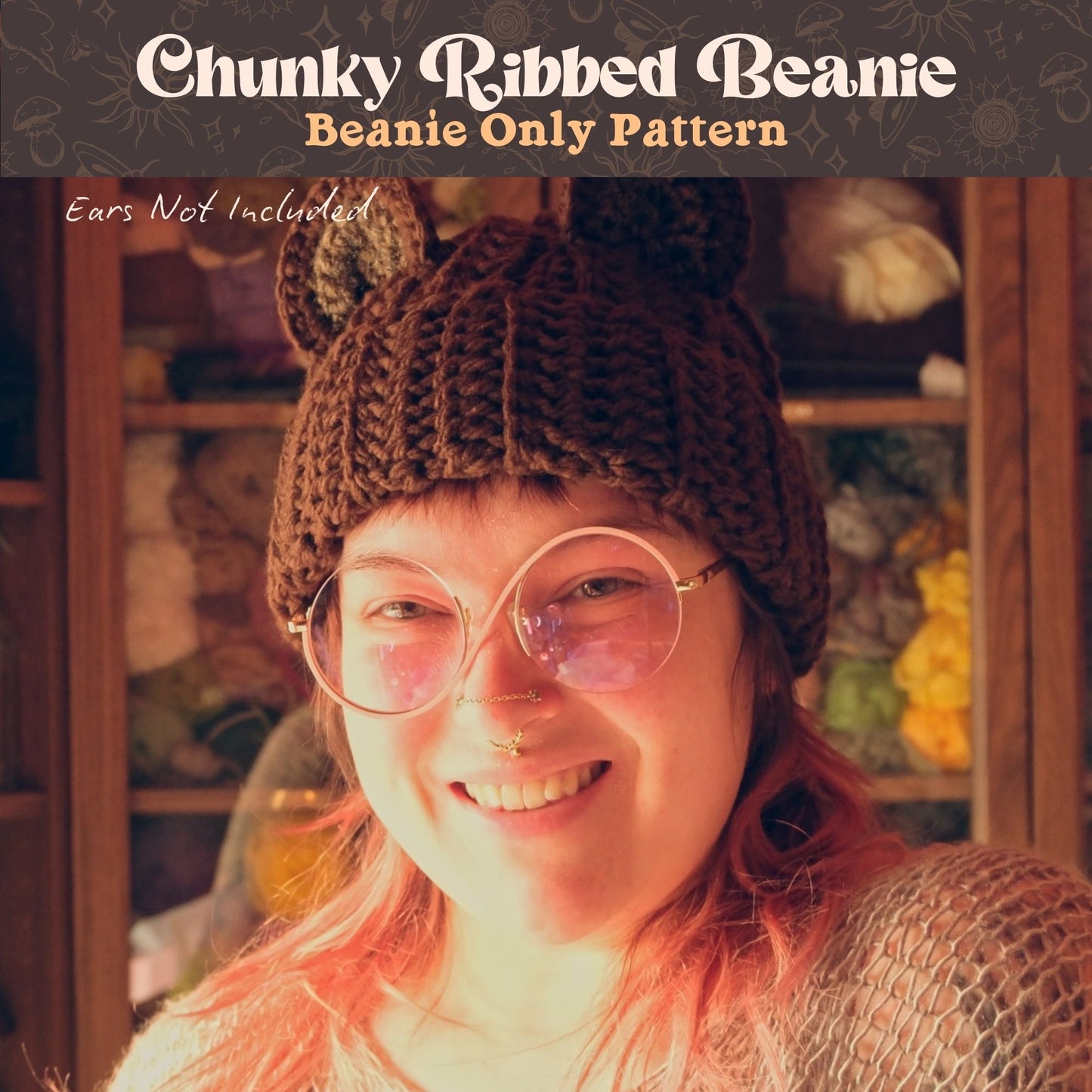 6-in-1 Animal Ear Beanie Crochet Pattern Bundle