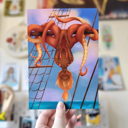 "Upside Down" Art Print