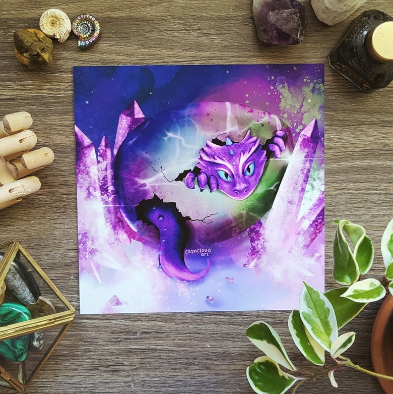 Amethyst Dragon | Fine Art Print