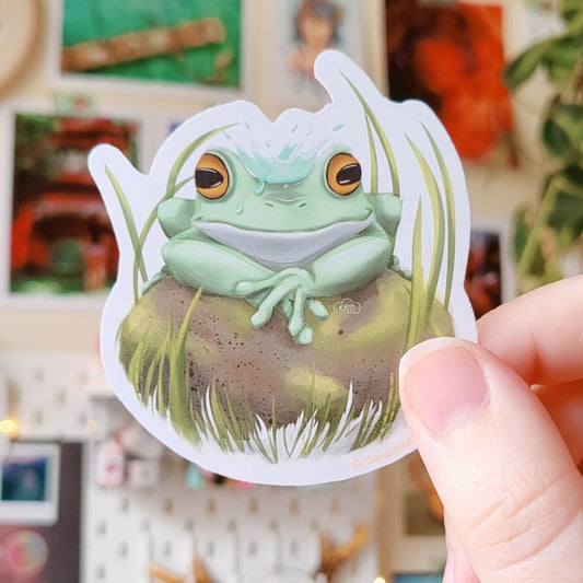 Rock Frog Sticker