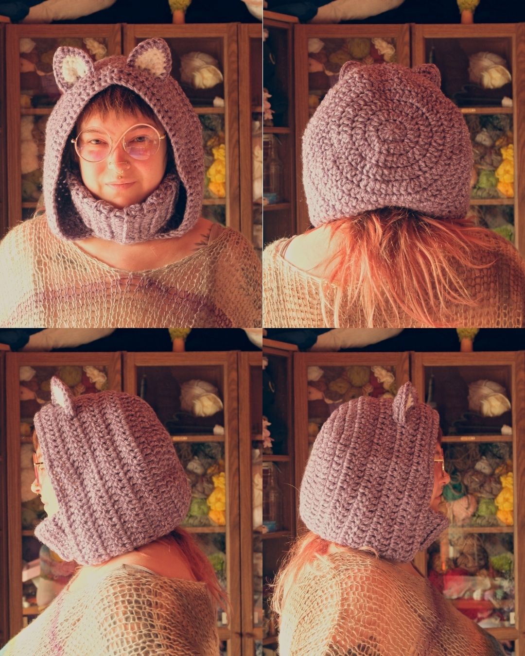 READY-TO-SHIP: Lavender | Cat Hood