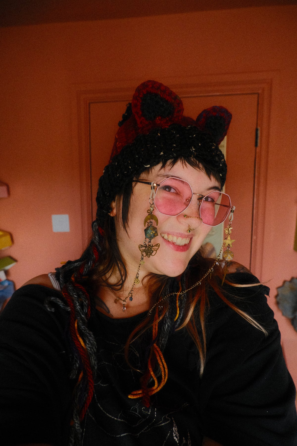 READY-TO-SHIP: Campfire | Cat Faerie Bonnet