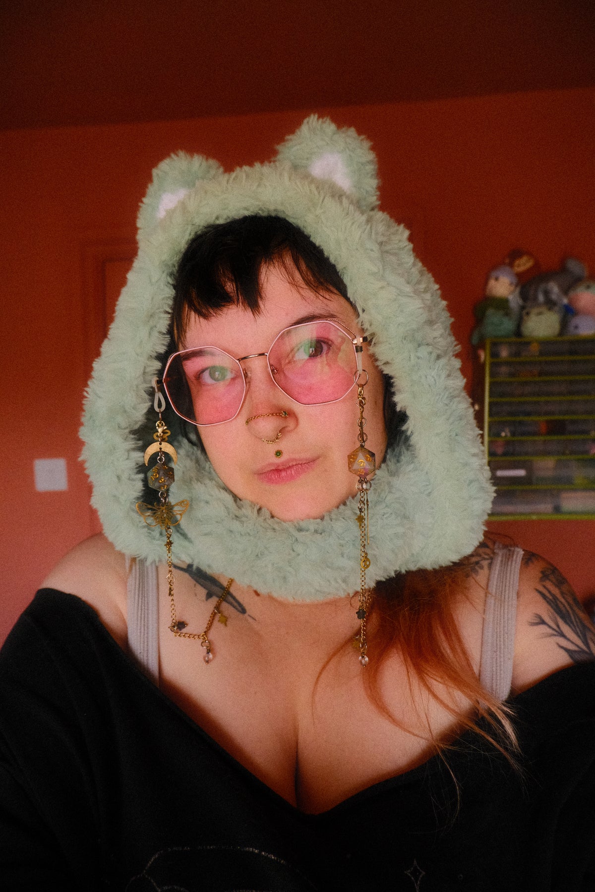 READY-TO-SHIP: Peppermint | Fur Bear Hood