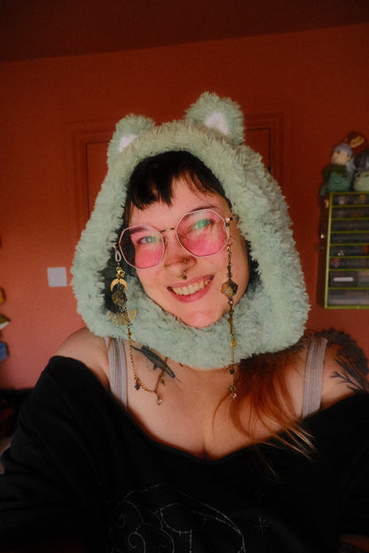 READY-TO-SHIP: Peppermint | Fur Bear Hood