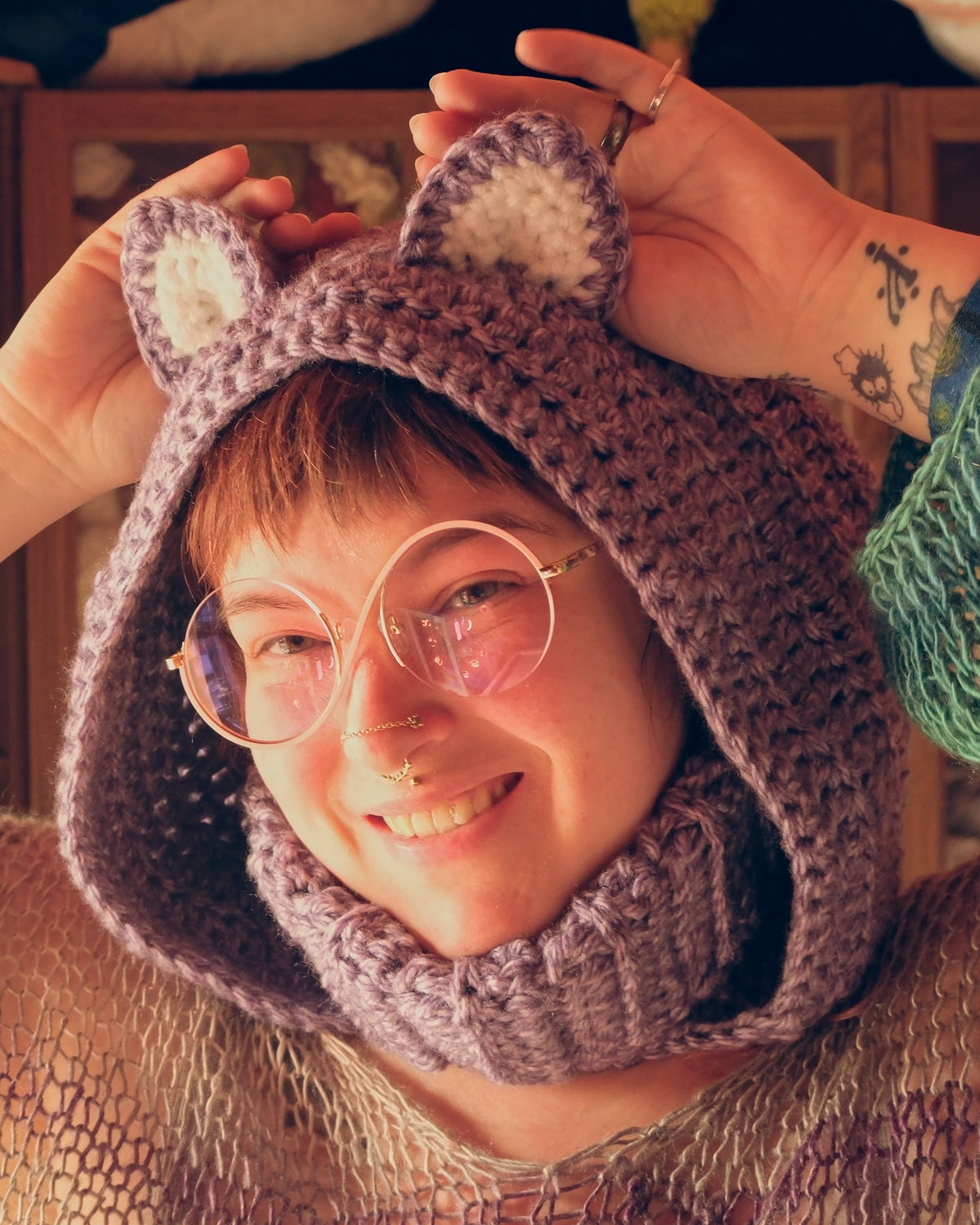 READY-TO-SHIP: Lavender | Cat Hood