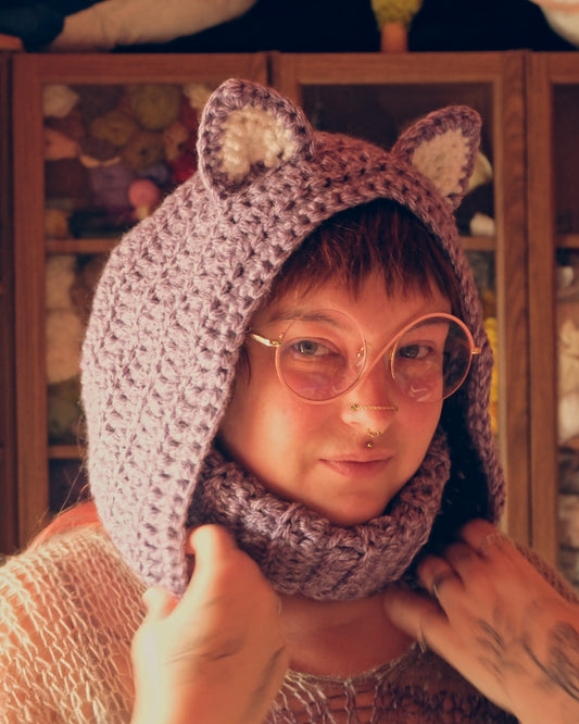 READY-TO-SHIP: Lavender | Cat Hood