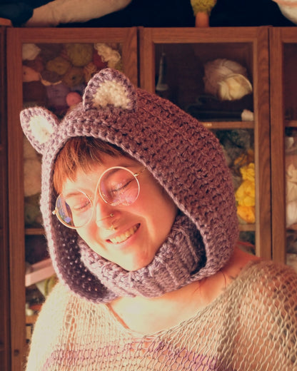 READY-TO-SHIP: Lavender | Cat Hood