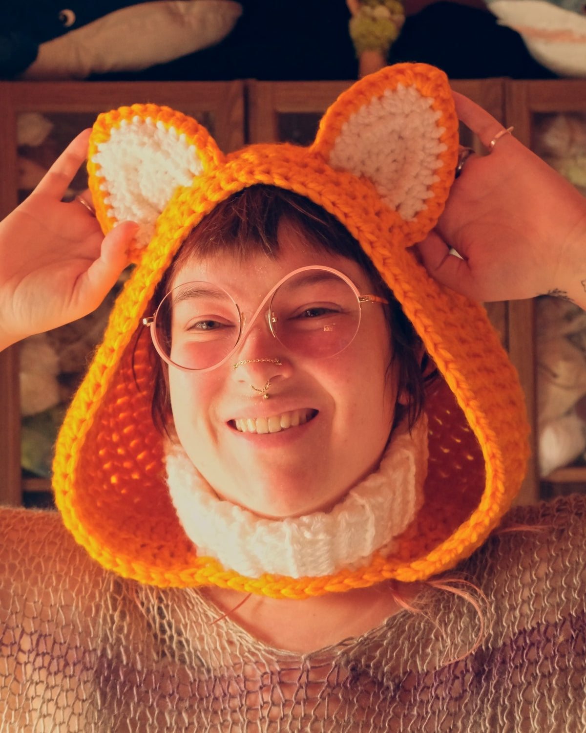 READY-TO-SHIP: Tails | Fox Hood